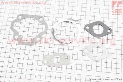Прокладки поршневой TB-65cc-43мм, к-кт 5 детали