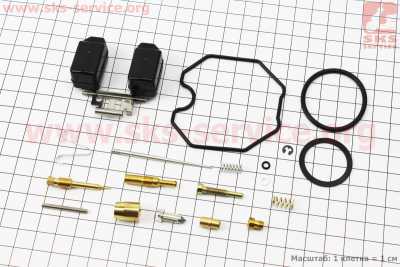 Ремонтный комплект карбюратора 200cc, 17 деталей+поплавок