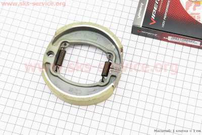 Тормозные колодки барабан Yamaha 3KJ, D=105mm