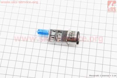 Лампа фары H6 BA20D 12V 50/50W двойная белая/синяя