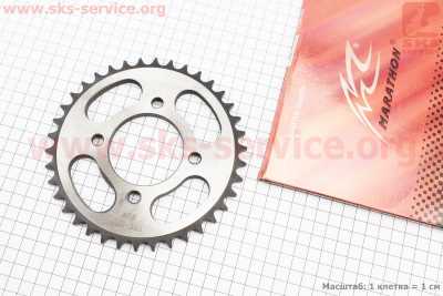 Звезда задняя JD125 - 428-38Т - d=58; 4отв.*78mm каленая (возможен незначительный налет)