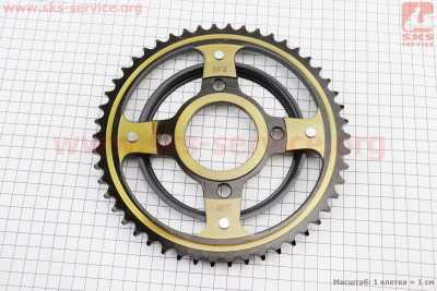Звезда задняя GLPRO - 428-50T - d=58; 4отв.*90mm каленая (V200R)