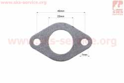 Прокладка глушителя Suzuki AD50/LETS (серый асбест) 23mm
