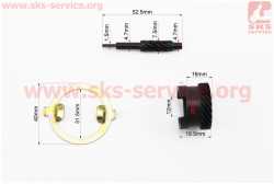 Шестерня привода спидометра к-кт  2 шт модель 2