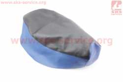 Чехол сиденья (эластичный, прочный материал) черный/синий