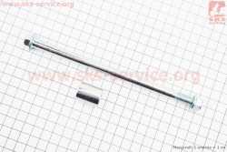 Ось переднего колеса d10mm; L180mm + втулка, гайка, тип 1