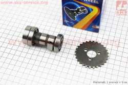 Распредвал в сборе 70-110cc + звезда