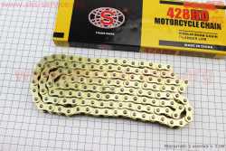 Цепь привода колеса 428H*132L GOLD