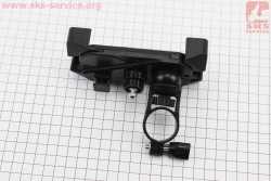 Держатель телефона на руль с черным рисунком + USB зарядка (миним. размер телефона 60*124мм, макс. размер 80*160мм), тип 1