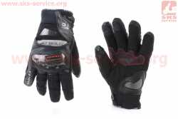 Перчатки мотоциклетные, теплые XL-Чёрные (сенсорный палец) VE-192