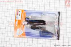 Поворот диодный LED ПРЯМОУГОЛЬНИК КАРБОН , 2шт