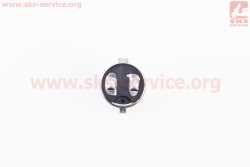 Лампа фары H6 BA20D 12V 50/50W двойная белая/синяя