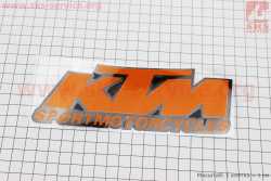Наклейка KTM светоотражающая (17х6,5см)
